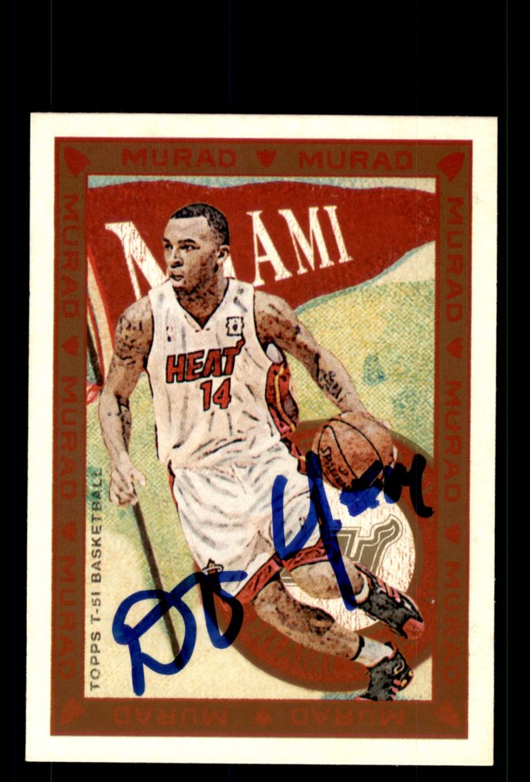 Signed Basketball Card Auto Daequan Cook 2008-09 Topps T-51 Murad #79 Miami Heat