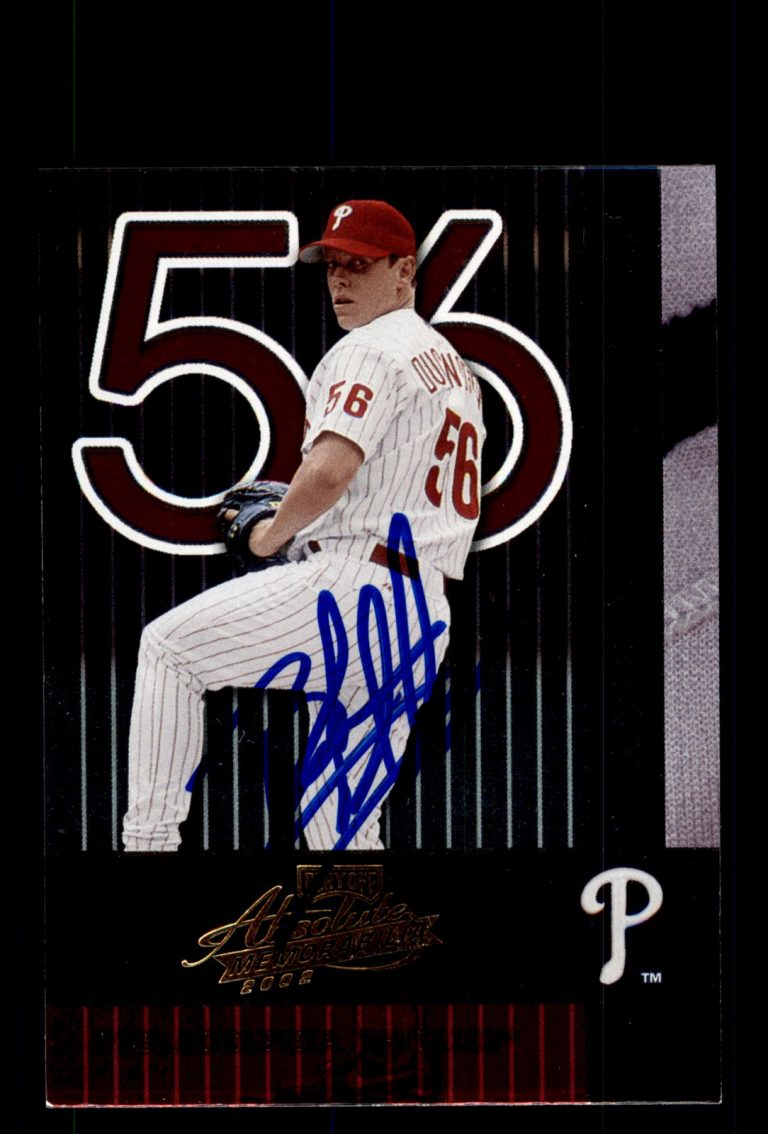 Signed Baseball Card Auto Brandon Duckworth 2002 Playoff Absolute #114 Phillies