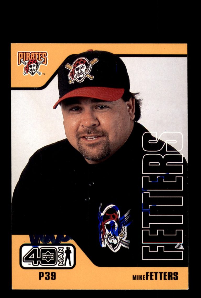 Signed Baseball Card Auto Mike Fetters 2002 Upper Deck 40-Man #916 Pirates