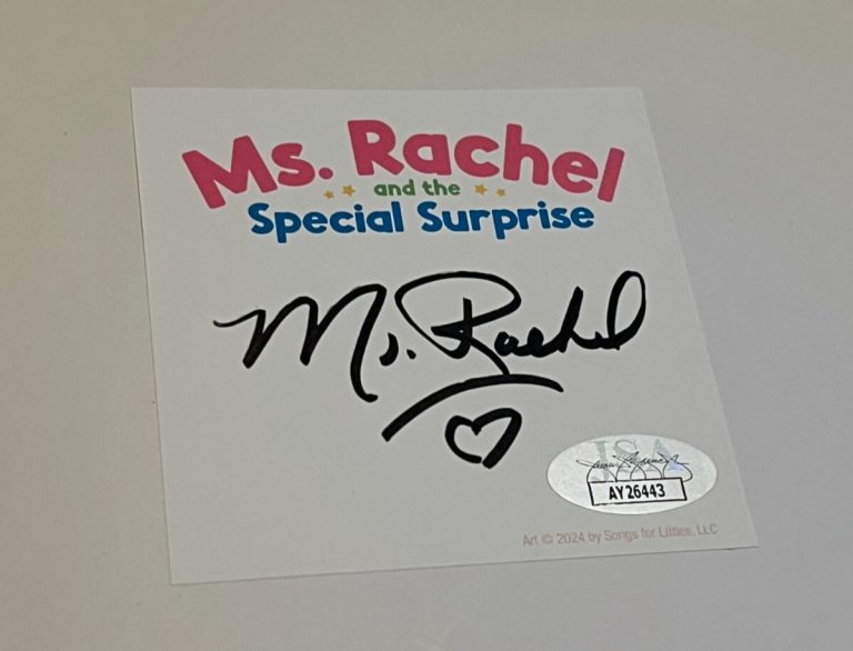 SIGNED SPECIAL SURPRISE HARDBOOK BOOK MS RACHEL BOOK AUTO JSA COA