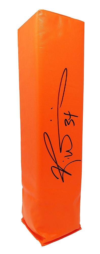 Ricky Williams MIAMI DOLPHINS Signed Orange Endzone Pylon - SCHWARTZ COA