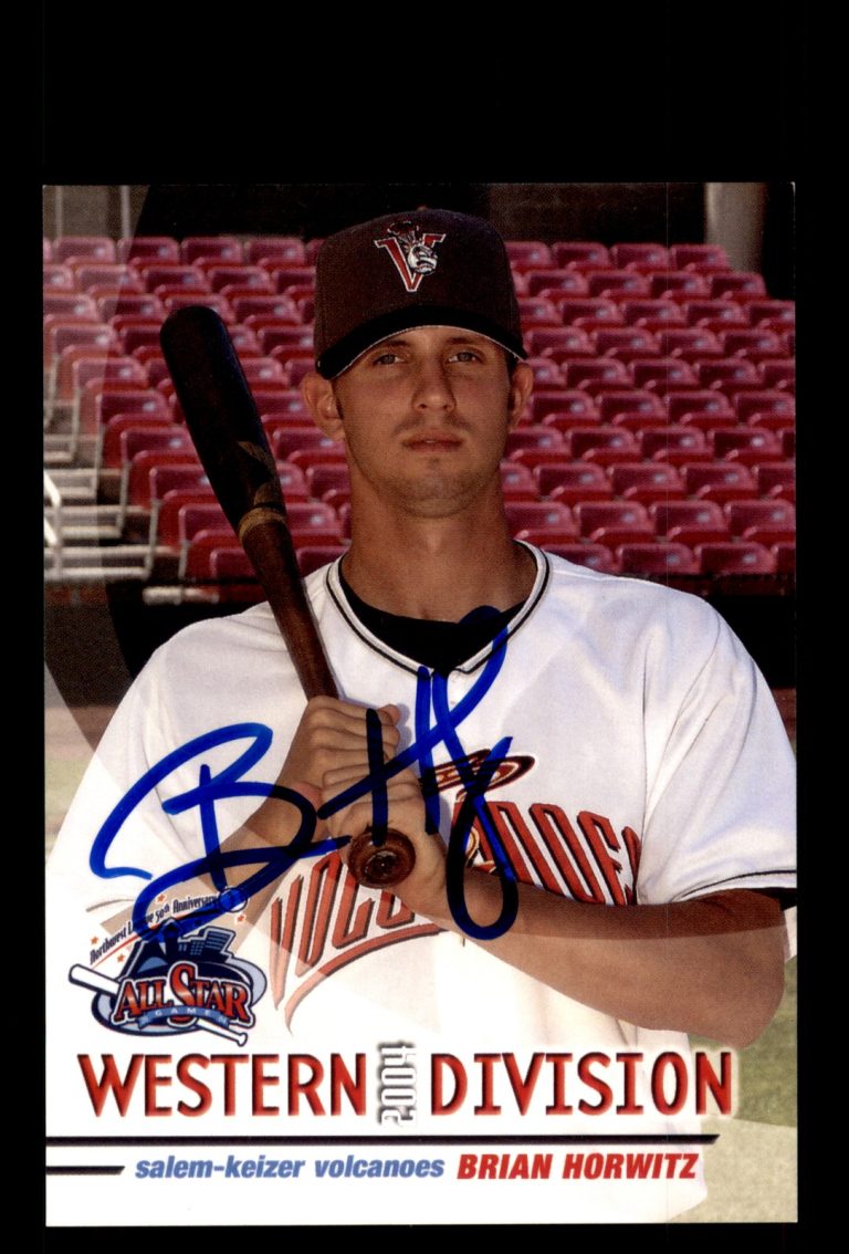 Signed Baseball Card Auto Brian Horwitz 2004 Northwest League All-Stars