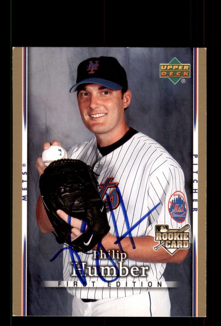 Signed Baseball Card Auto Philip Humber 2007 Upper Deck First Edition #29