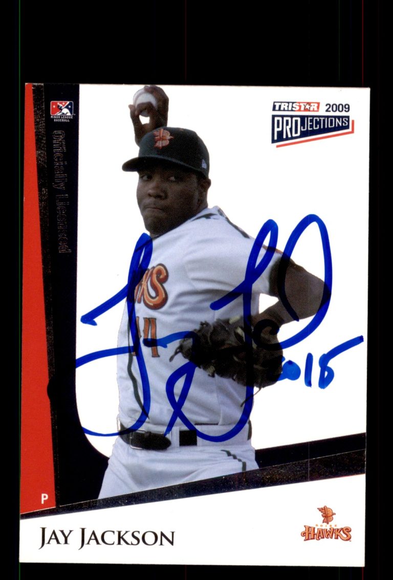 Signed Baseball Card Auto Jay Jackson 2009 TriStar PROjections #220 Boise Hawks