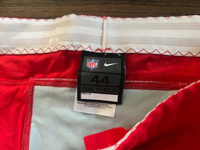 2021 GAME ISSUED KANSAS CITY CHIEFS FOOTBALL PANTS * NOT USED * RED SIZE 44