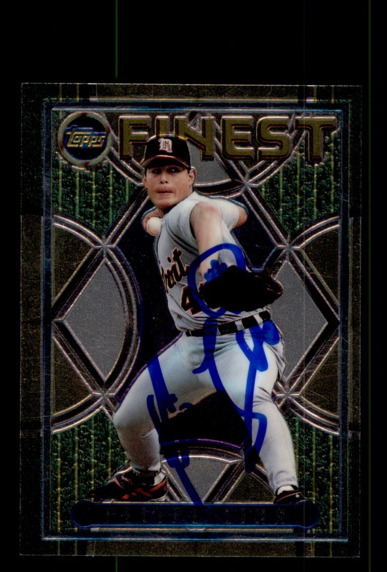 Signed Baseball Card Auto Felipe Lira 1995 Finest #329 Detroit Tigers