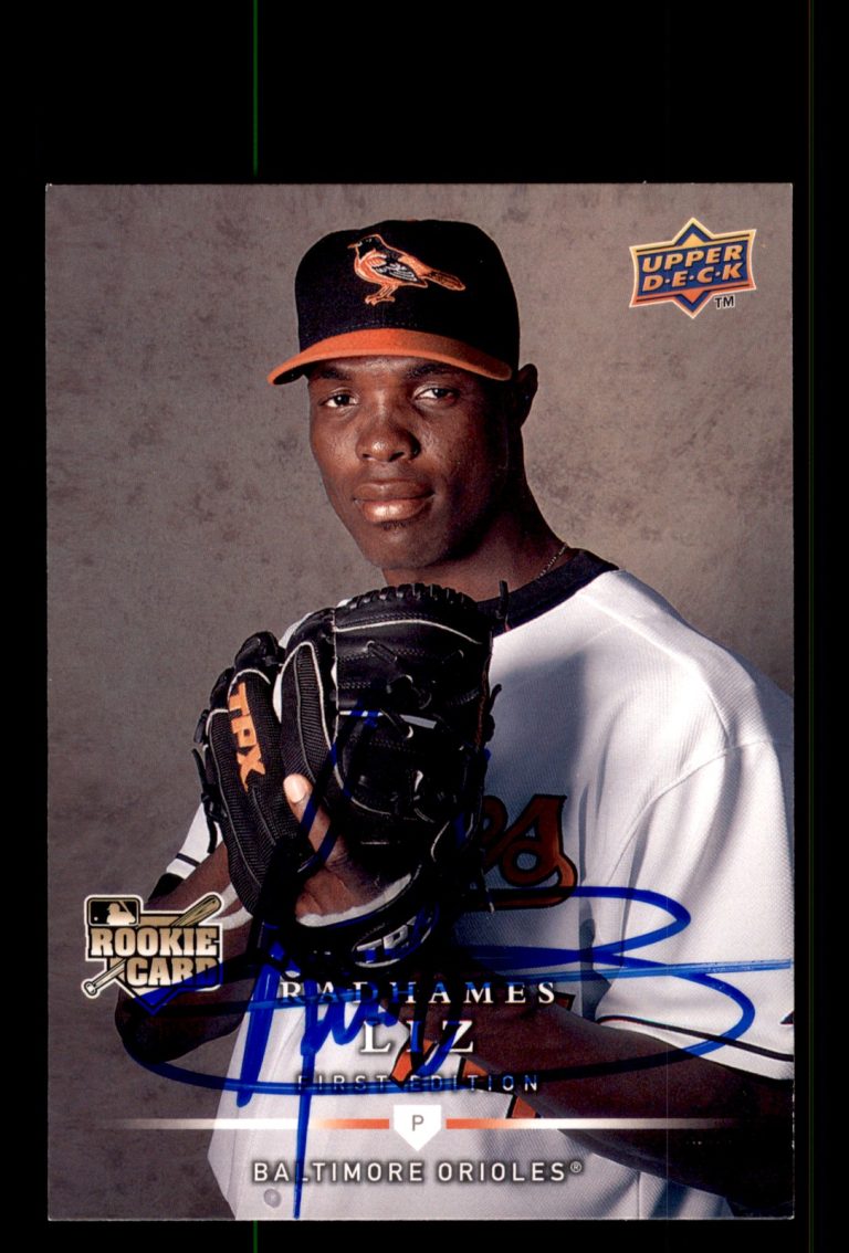 Signed Baseball Card Auto Radhames Liz 2008 Upper Deck First Edition #272