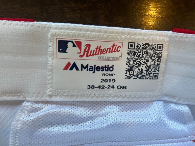 GAME ISSUED MAJESTIC MLB BASEBALL PANTS TBTC KANSAS CITY ROYALS SIZE 38-42-24