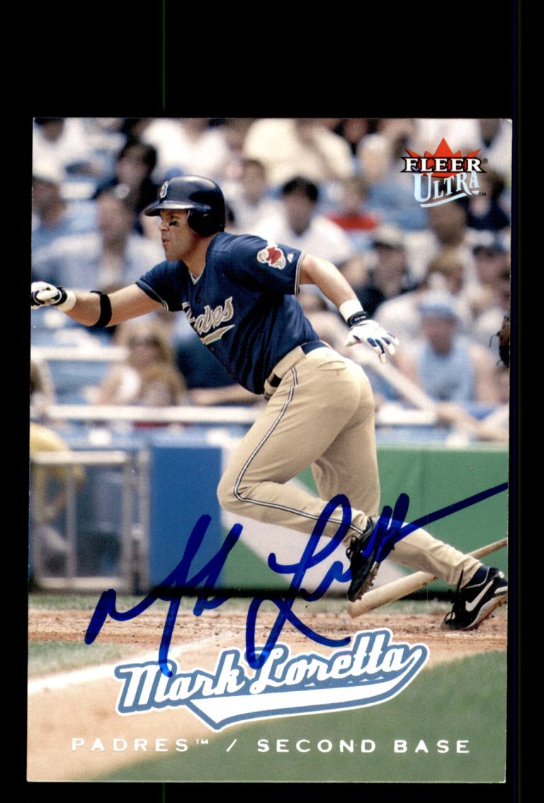 Signed Baseball Card Auto Mark Loretta 2005 Ultra #159 San Diego Padres