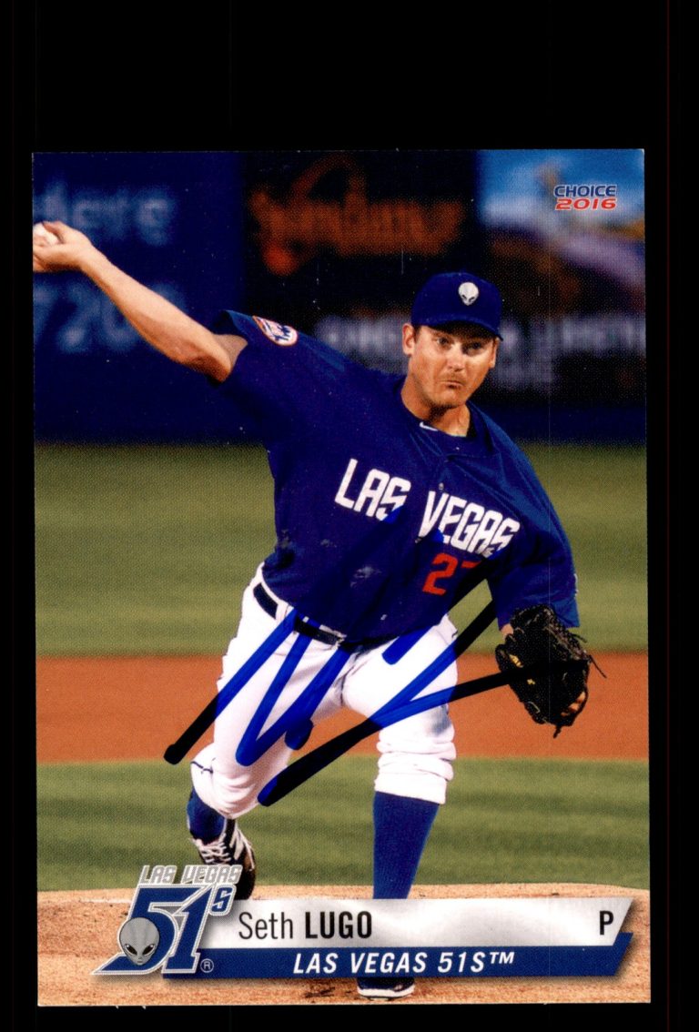 Signed Baseball Card Auto Seth Lugo 2016 Choice Las Vegas 51s #15