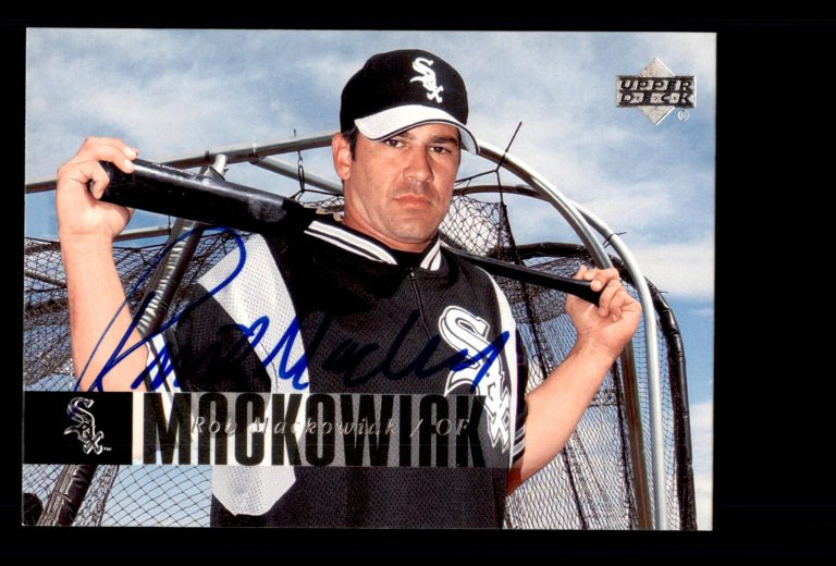 Signed Baseball Card Auto Rob Mackowiak 2006 Upper Deck #558 Chicago White Sox