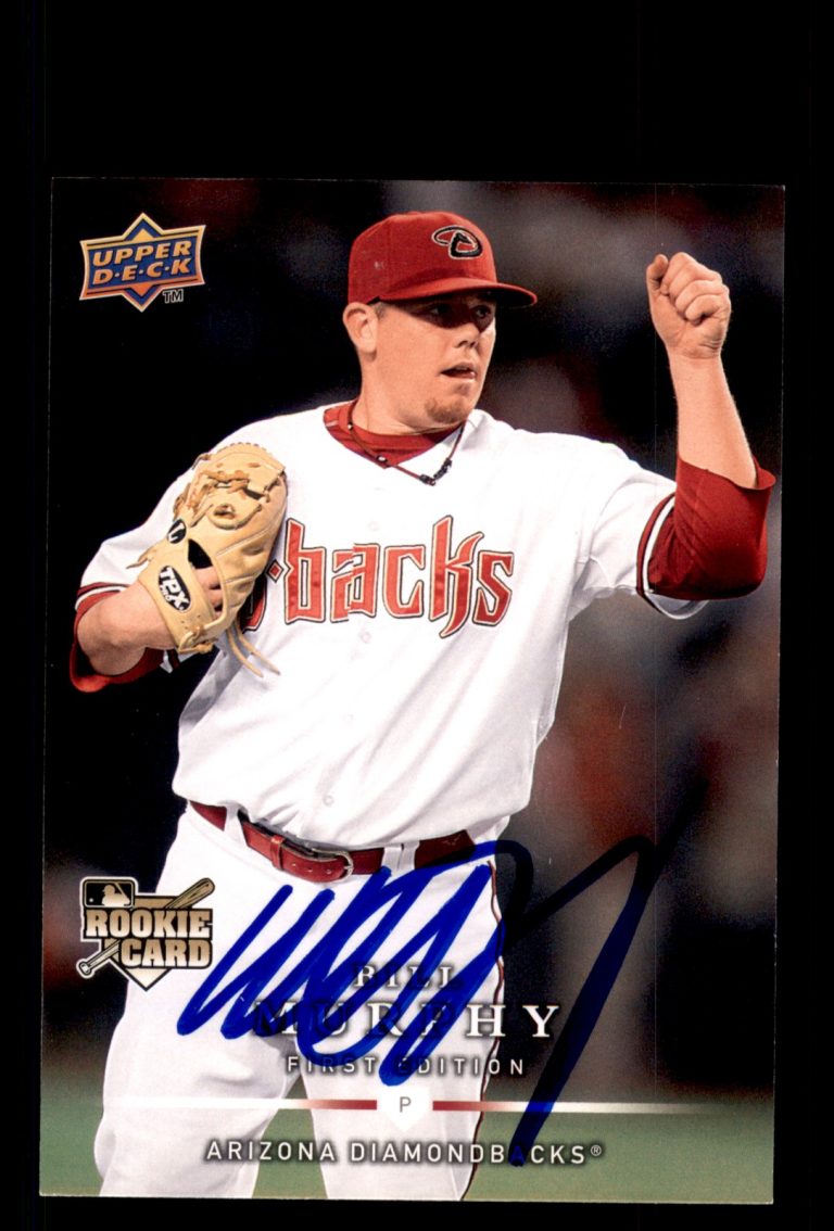 Signed Baseball Card Auto Bill Murphy 2008 Upper Deck First Edition #282