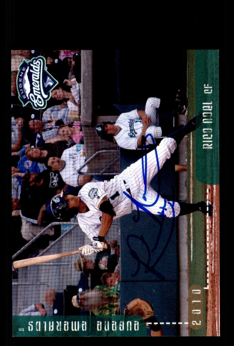 Signed Baseball Card Auto Rico Noel 2010 Grandstand Eugene Emeralds