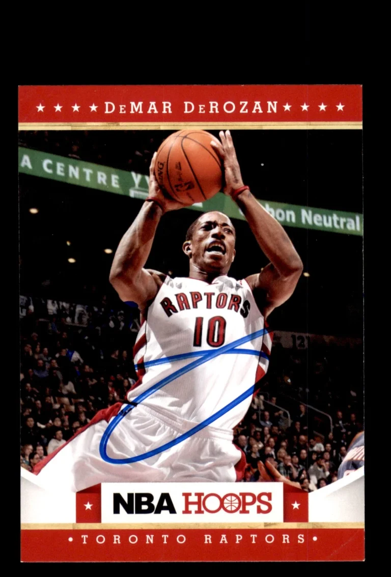 Signed Basketball Card Auto DeMar DeRozan 2012-13 Hoops #31 Toronto Raptors