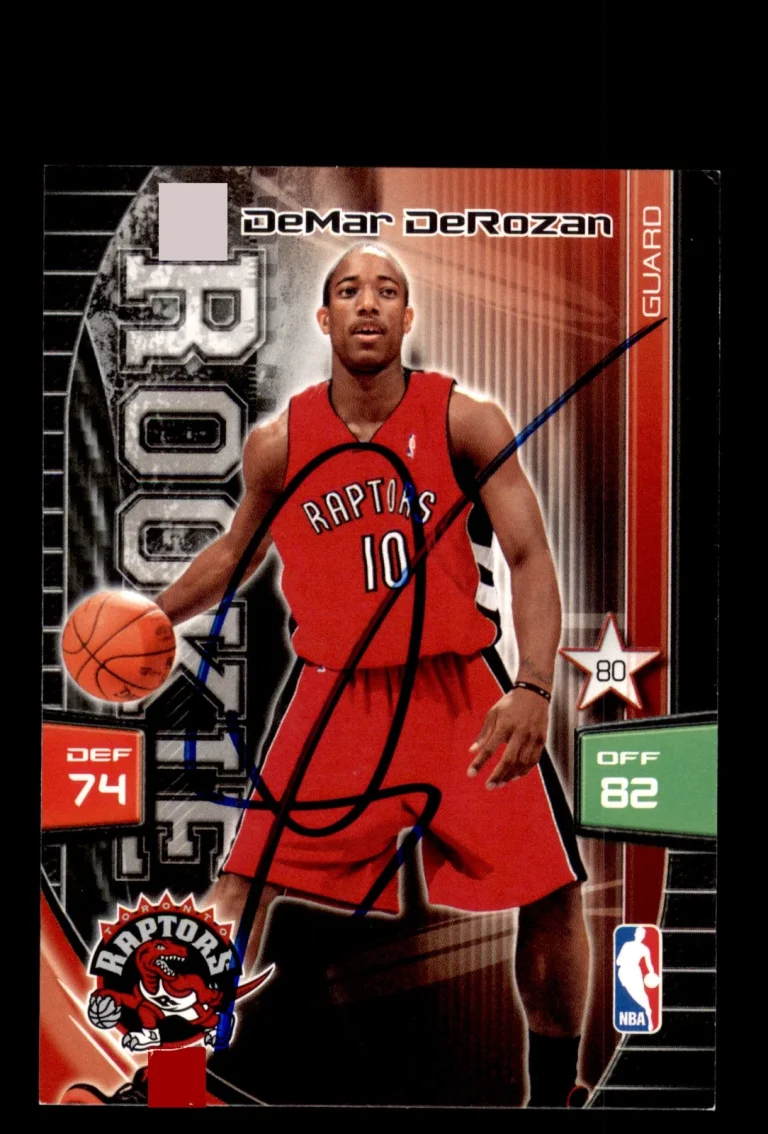 Signed Basketball Card Auto DeMar DeRozan 2009-10 Panini Adrenalyn XL Raptors
