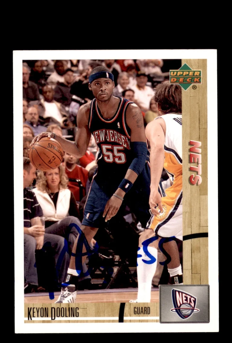 Signed Basketball Card Auto Keyon Dooling 2008-09 Upper Deck Lineage #69 Nets