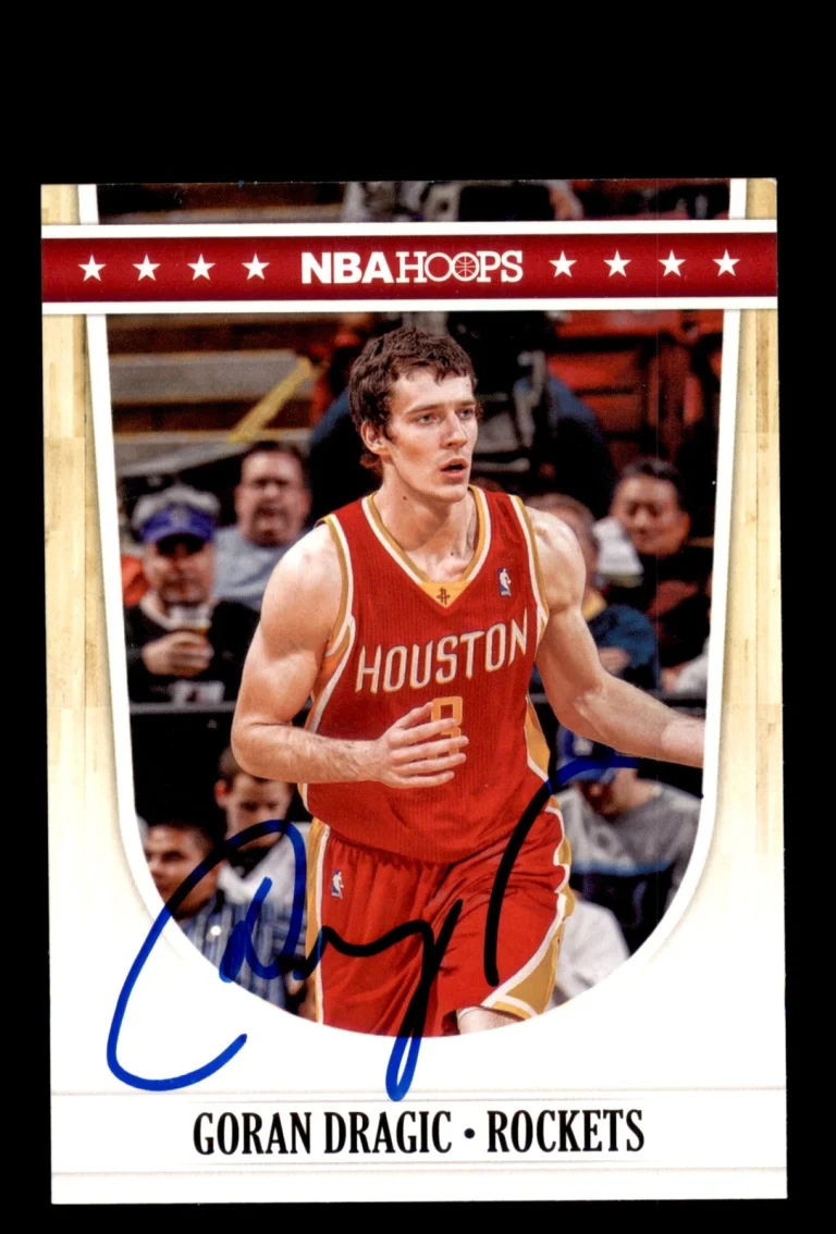 Signed Basketball Card Auto Goran Dragic 2011-12 Hoops #71 Houston Rockets