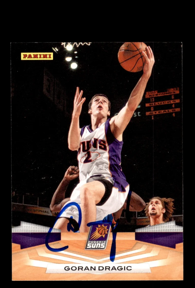 Signed Basketball Card Auto Goran Dragic 2009-10 Panini #283 Phoenix Suns