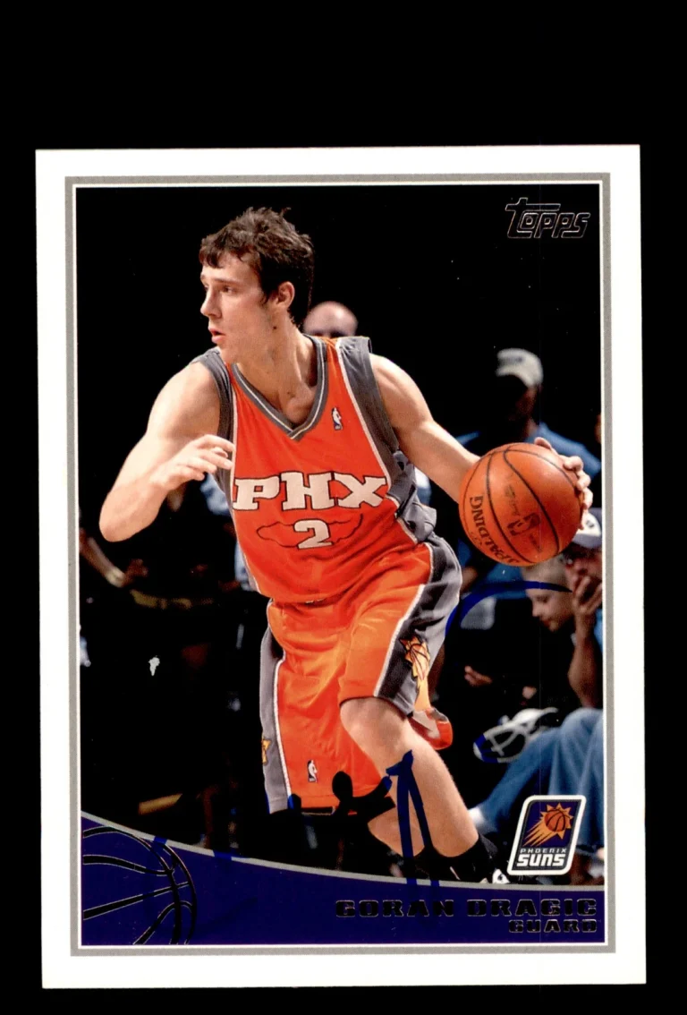 Signed Basketball Card Auto Goran Dragic 2009-10 Topps #247 Phoenix Suns