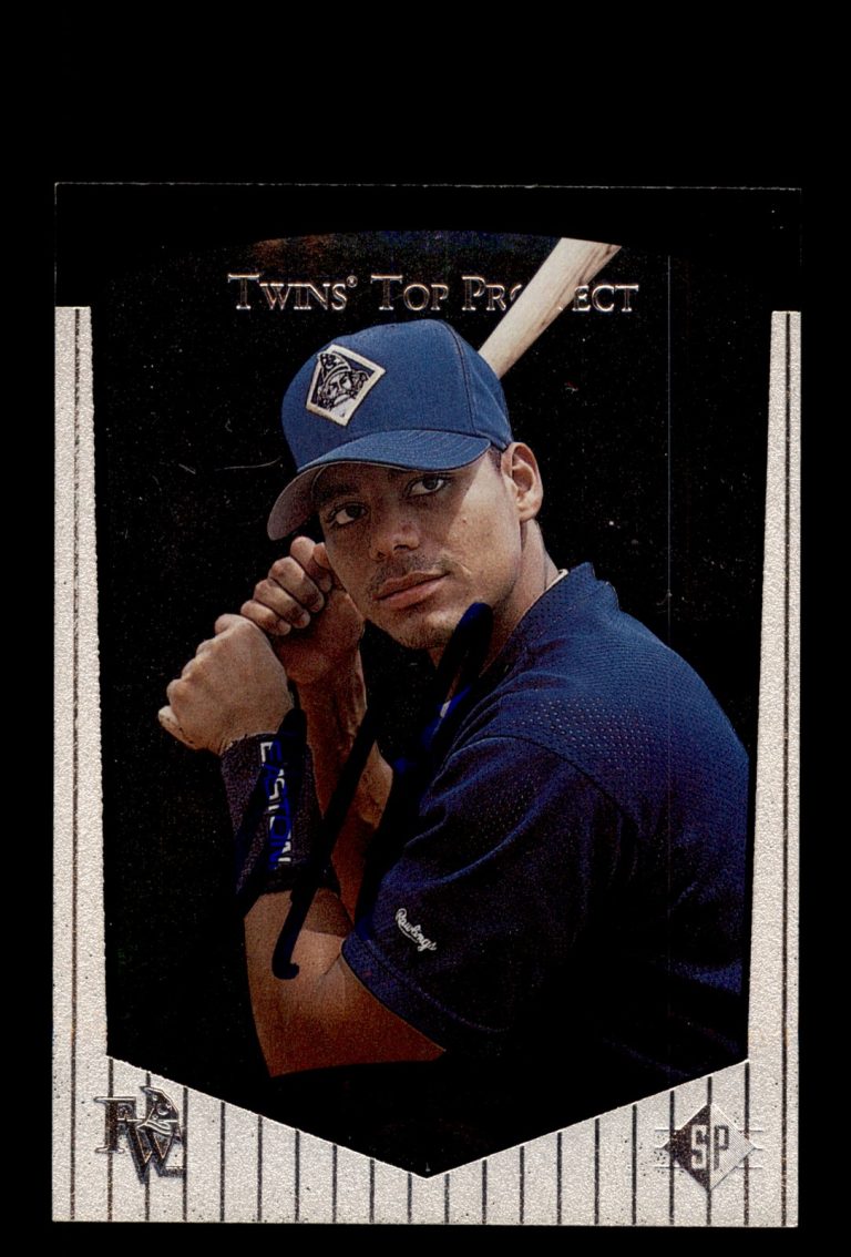 Signed Baseball Card Auto Luis Rivas 1998 SP Top Prospects #77 Wizards