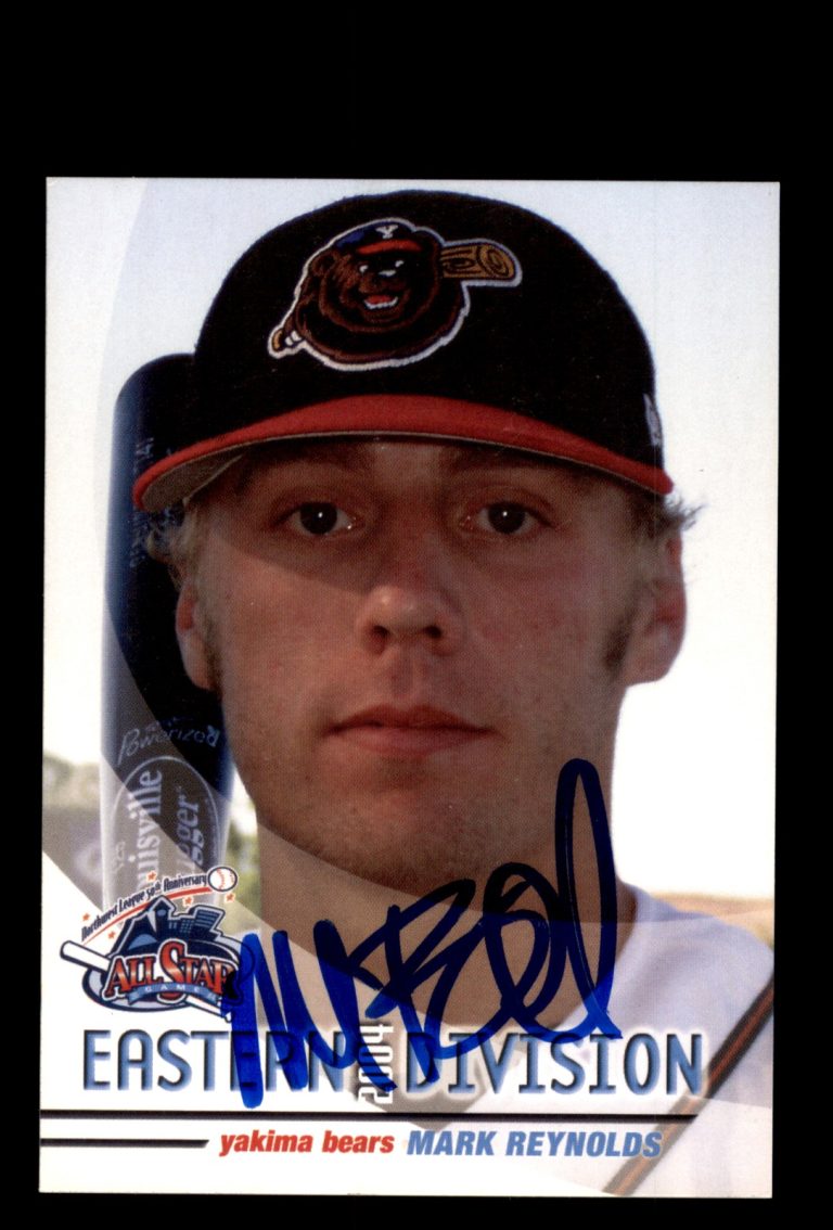 Signed Baseball Card Auto Mark Reynolds 2004 Northwest League All-Stars