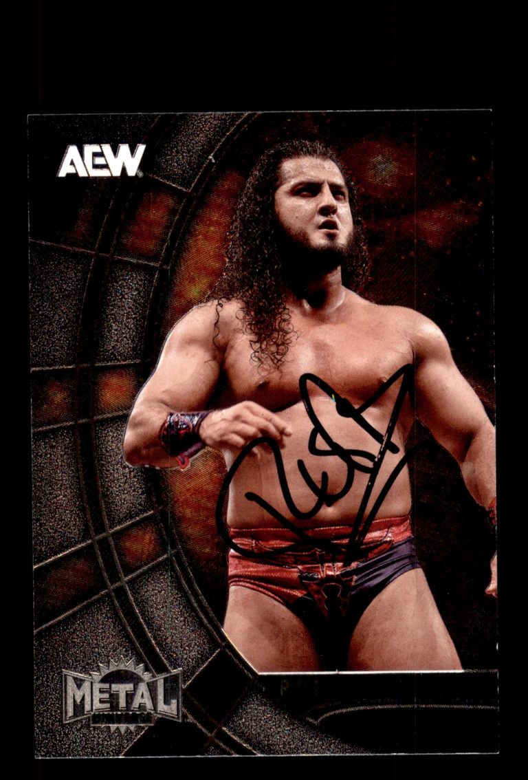 Signed Wrestling Card Auto Rush 2025 SkyBox Metal Universe AEW #70