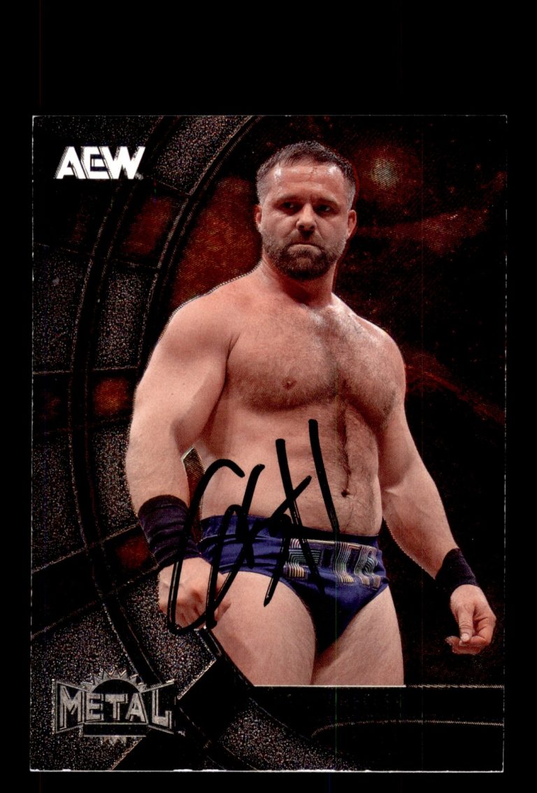 Signed Wrestling Card Auto Cash Wheeler 2025 SkyBox Metal Universe AEW #65