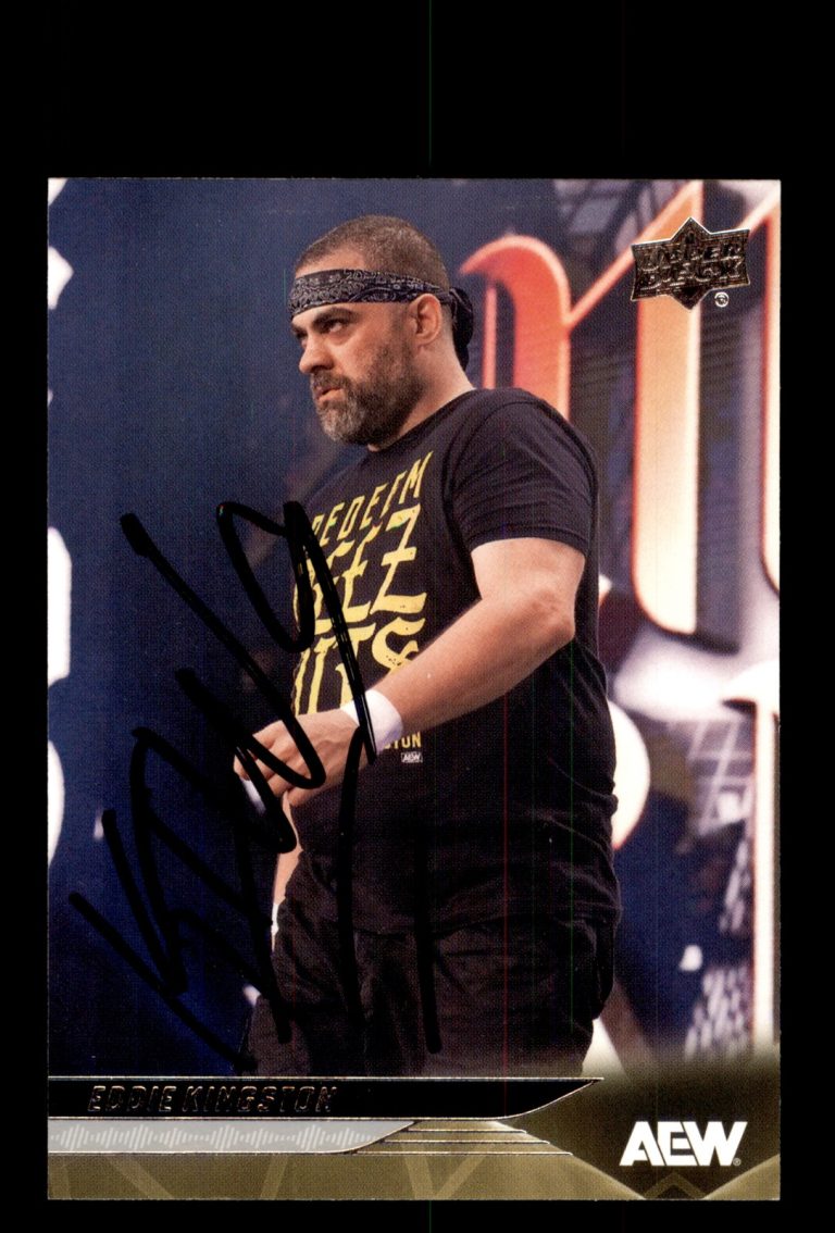 Signed Wrestling Card Auto Eddie Kingston 2025 Upper Deck AEW #17