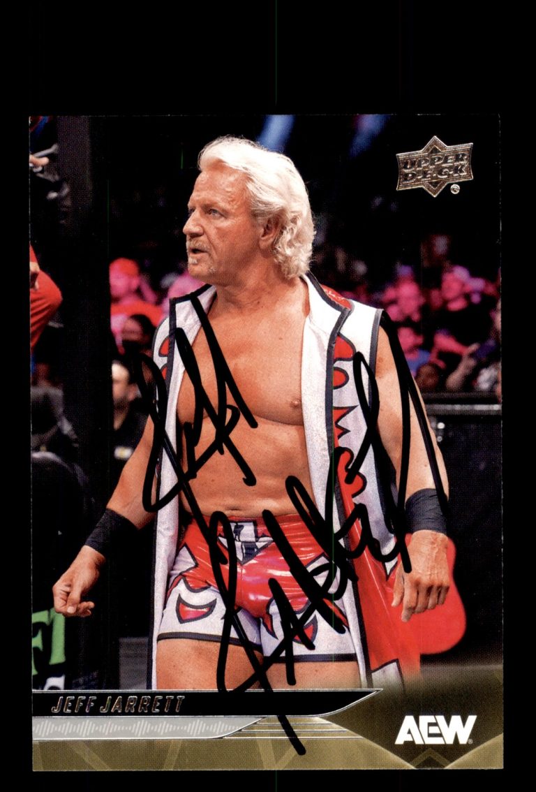 Signed Wrestling Card Auto Jeff Jarrett 2025 Upper Deck AEW #24