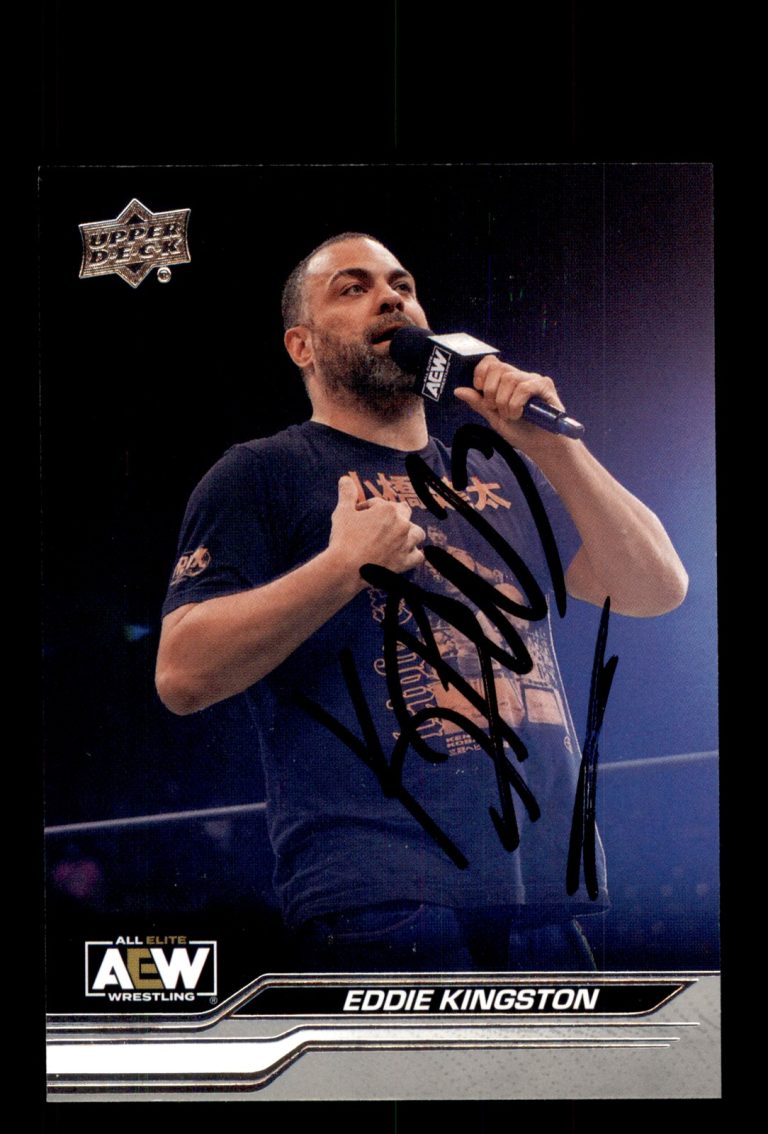 Signed AEW Card Auto Eddie Kingston 2024 Upper Deck AEW #30