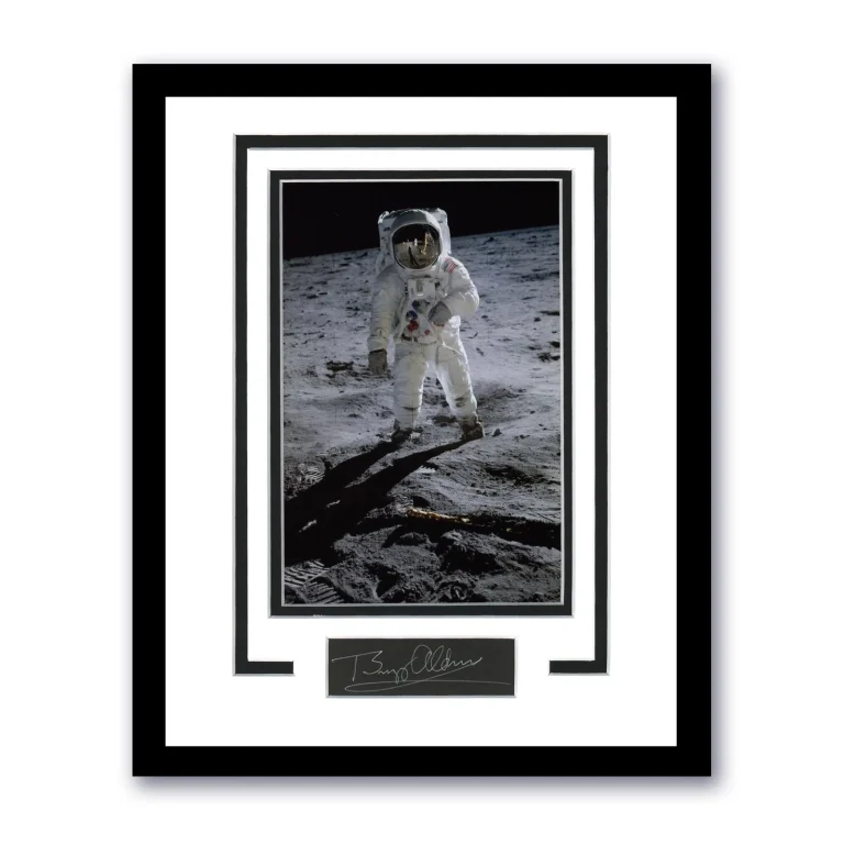Buzz Aldrin AUTOGRAPH Signed Apollo 11 Astronaut Framed 11x14 Display D ACOA