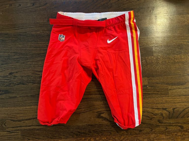 2022 GAME ISSUED KANSAS CITY CHIEFS FOOTBALL PANTS * NOT USED * RED SIZE 40