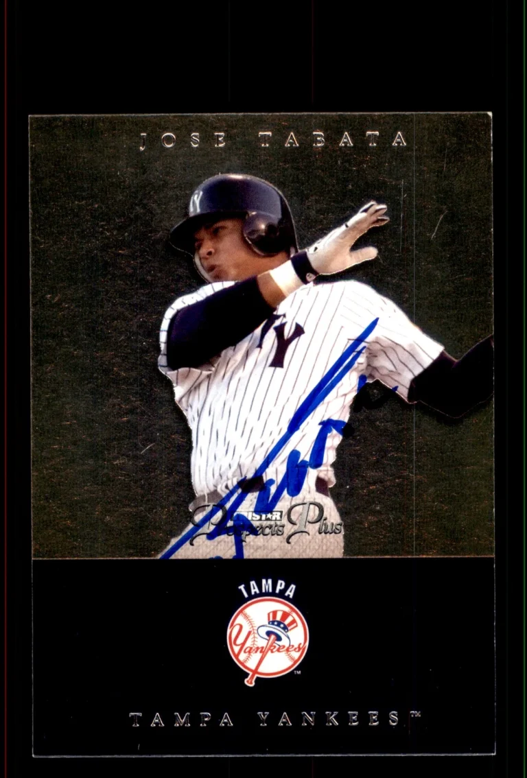 Signed Baseball Card Auto Jose Tabata 2007 TriStar Prospects Plus #91 Yankees