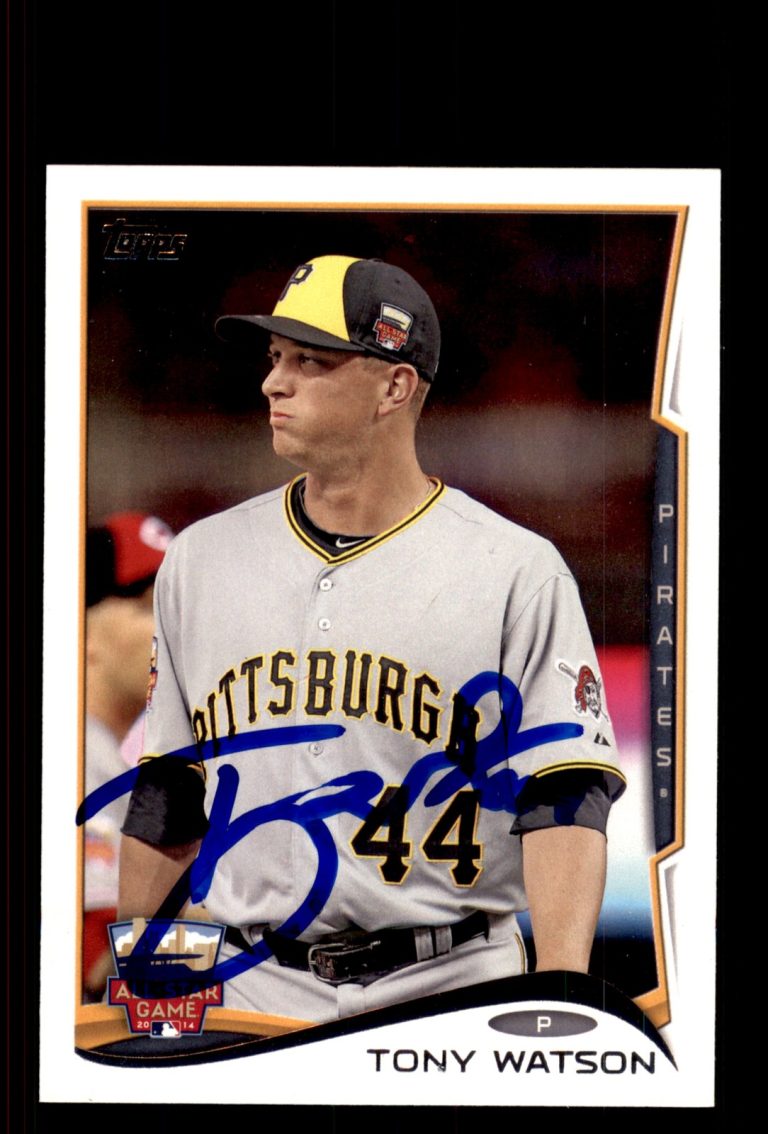 Signed Baseball Card Auto Tony Watson 2014 Topps #US-247 Pittsburgh Pirates