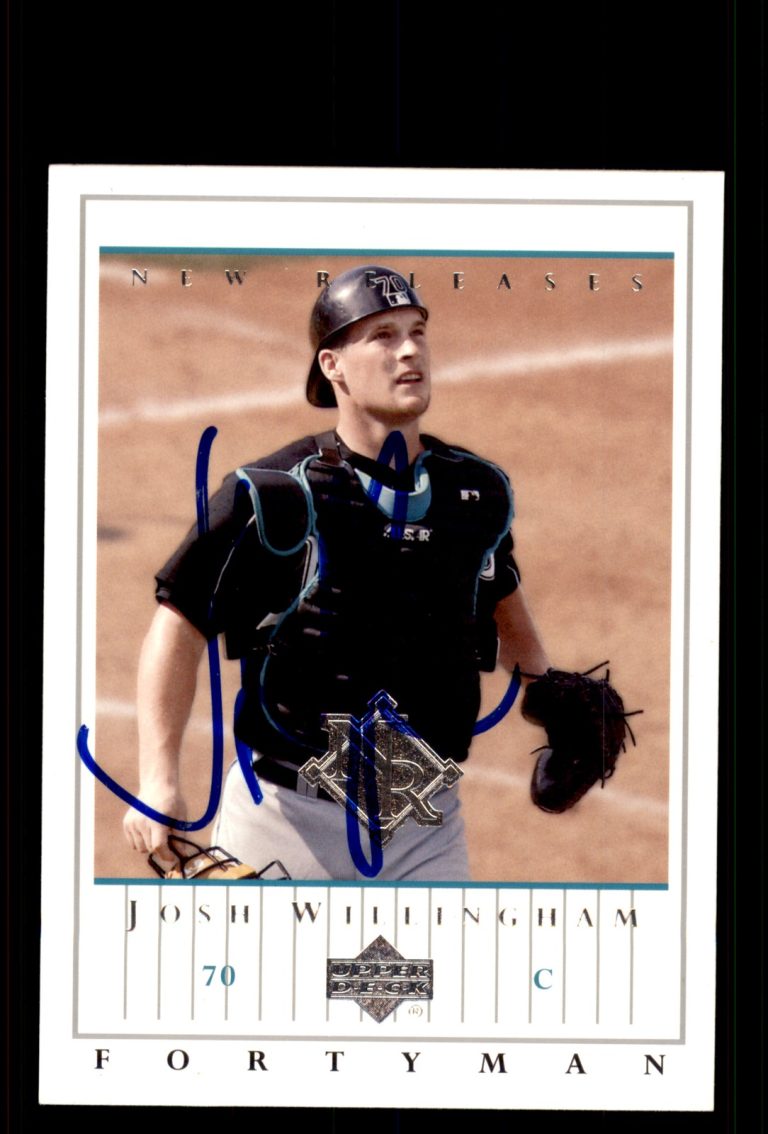 Signed Baseball Card Auto Josh Willingham 2003 Upper Deck 40-Man #930 Marlins