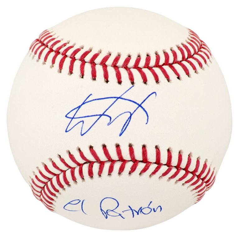 Wander Franco Signed Rawlings Official MLB Baseball w/El Patron - (JSA COA)