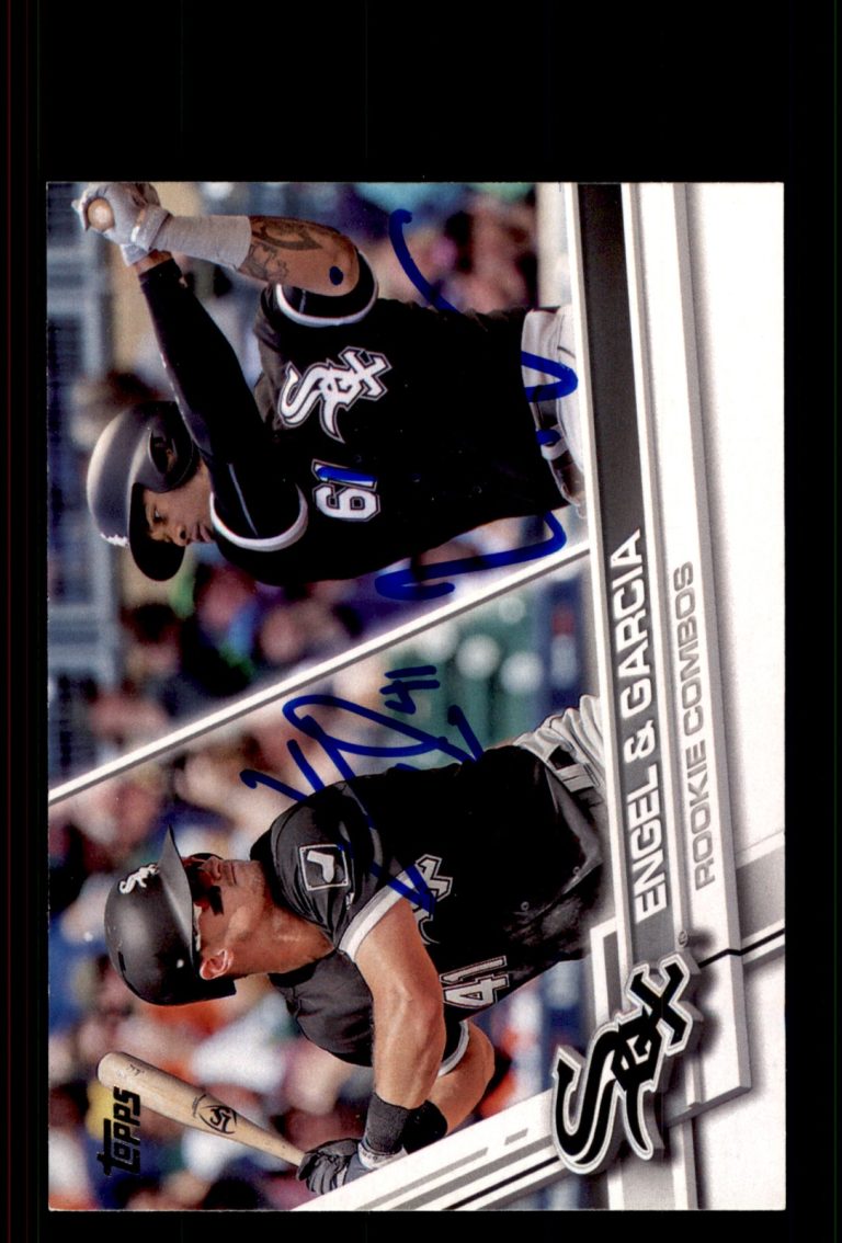 Signed Baseball Card Auto Engel Garcia 2017 Topps #US7 Chicago White Sox