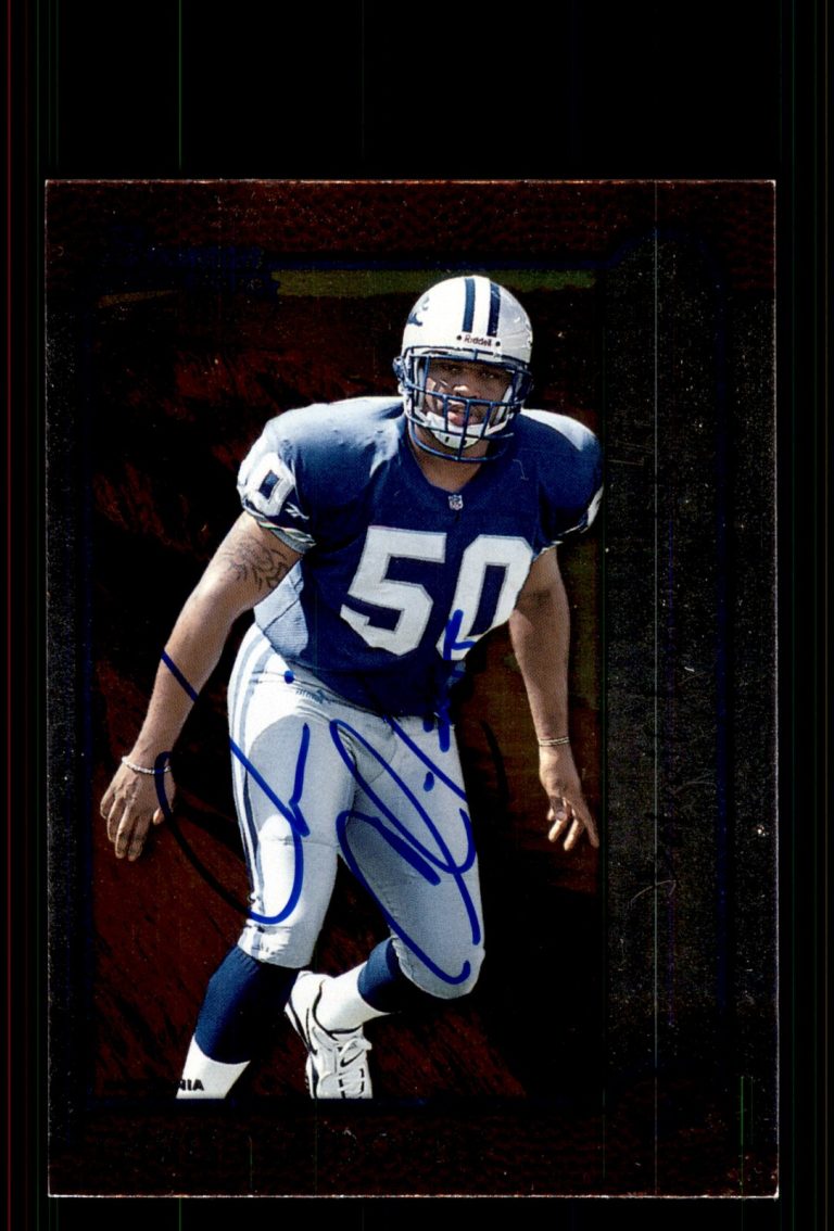 Signed Football Card Auto Chris Claiborne 1999 Bowman Chrome #160 Detroit Lions