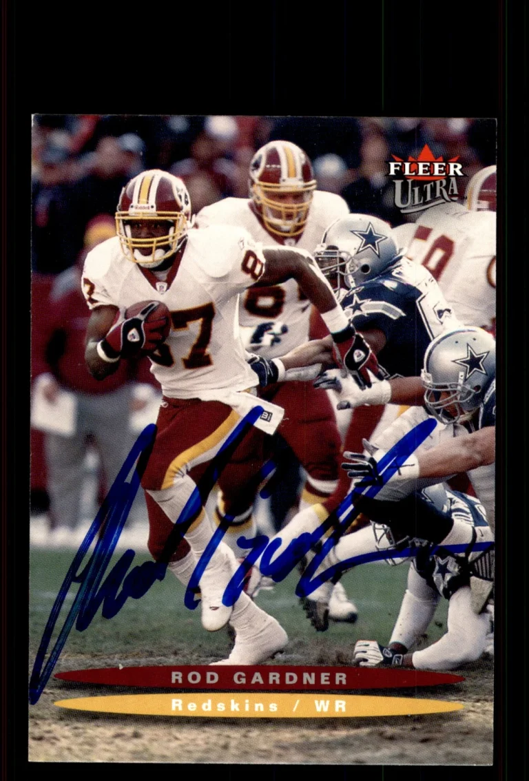 Signed Football Card Auto Rod Gardner 2003 Ultra #31 Washington Redskins