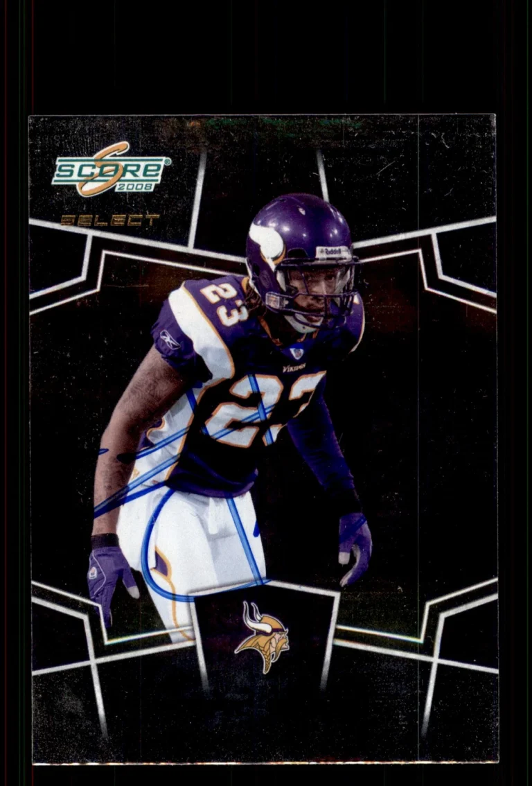 Signed Football Card Auto Cedric Griffin 2008 Score #180 Vikings Glossy