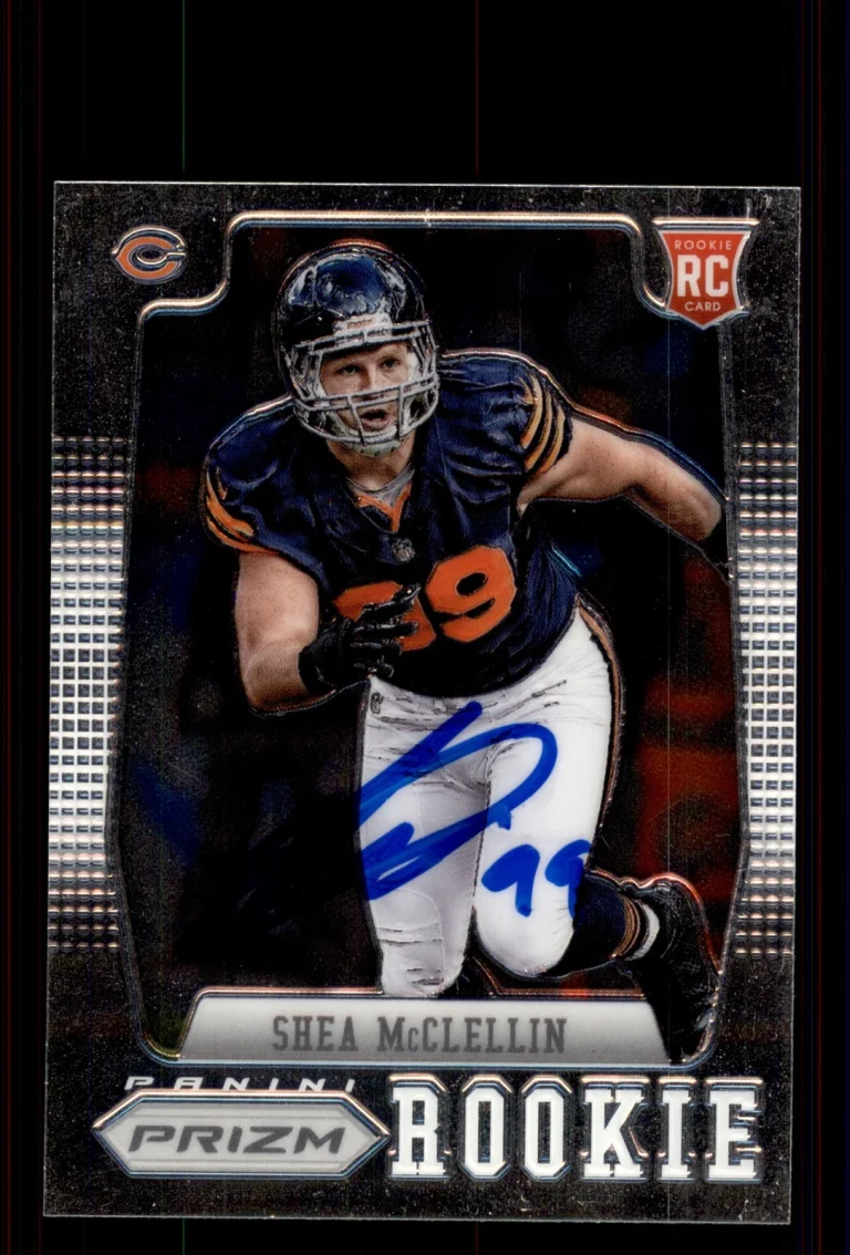 Signed Football Card Auto Shea McClellin 2012 Panini Prizm #292 Chicago Bears
