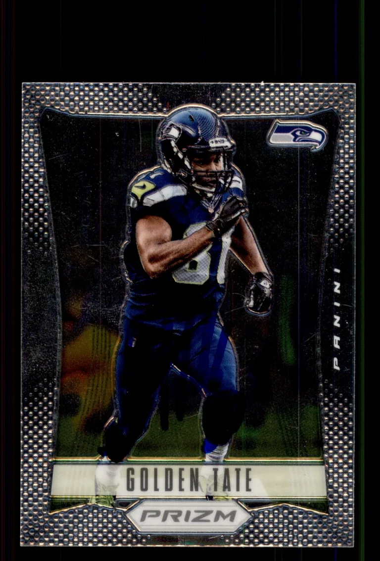 Signed Football Card Auto Golden Tate 2012 Panini Prizm #171 Seattle Seahawks
