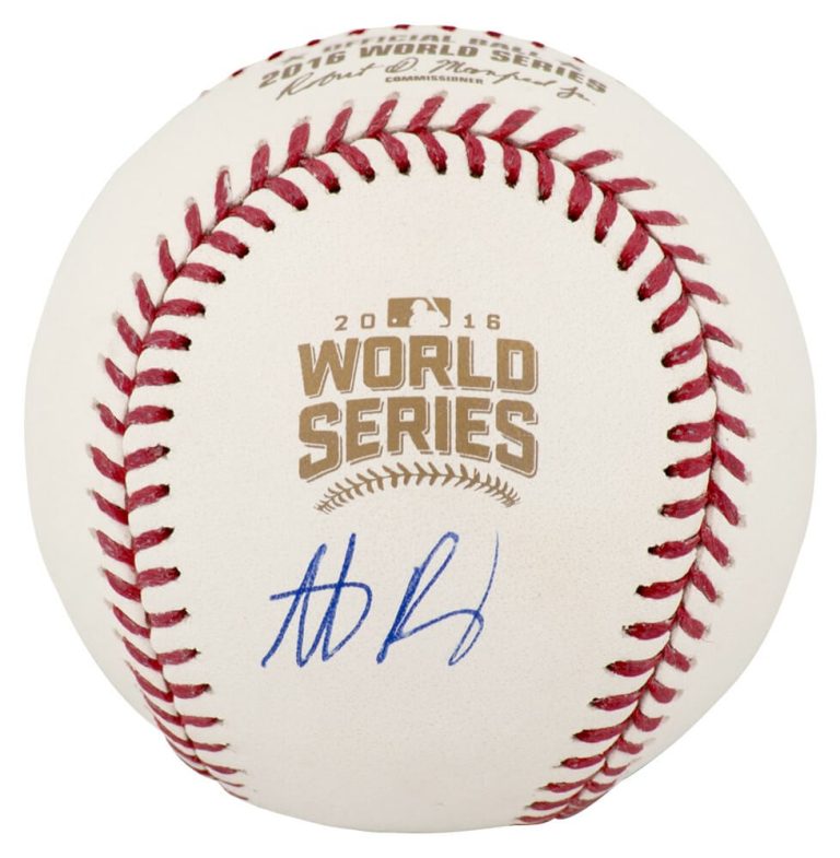 Anthony Rizzo Signed Rawlings 2016 World Series (Cubs) Baseball - (SCHWARTZ COA)