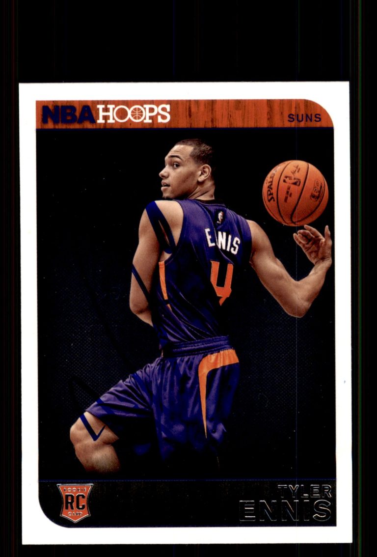 Signed Basketball Card Auto Tyler Ennis 2014-15 Hoops #276 Phoenix Suns