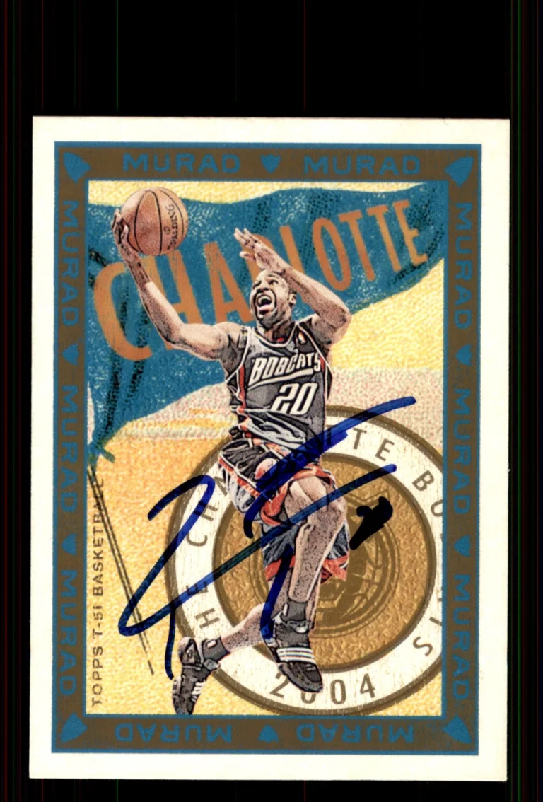 Signed Basketball Card Auto Raymond Felton 2008-09 Topps T-51 Murad #50 Bobcats