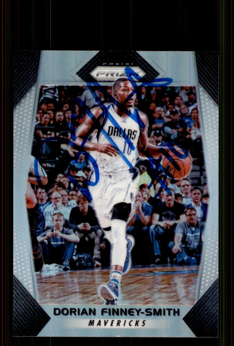 Signed Basketball Card Auto Dorian Finney-Smith 2017-18 Panini Prizm #98