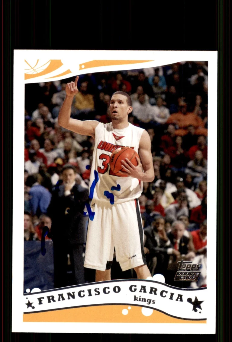 Signed Basketball Card Auto Francisco Garcia 2005-06 Topps #243 Sacramento Kings