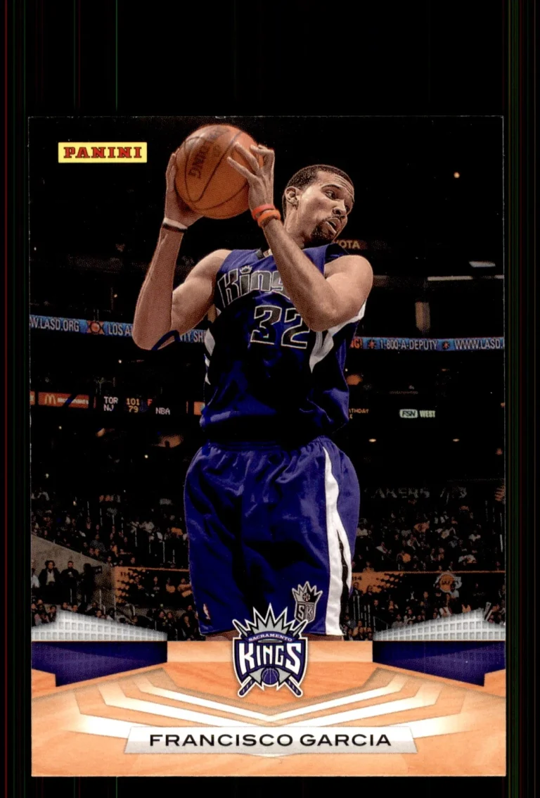Signed Basketball Card Auto Francisco Garcia 2009-10 Panini #293 Kings