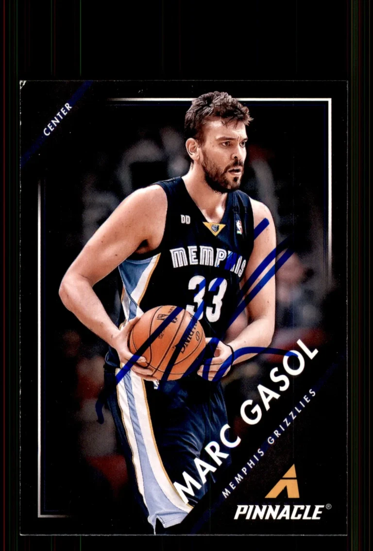 Signed Basketball Card Auto Marc Gasol 2013-14 Pinnacle #74 Memphis Grizzlies