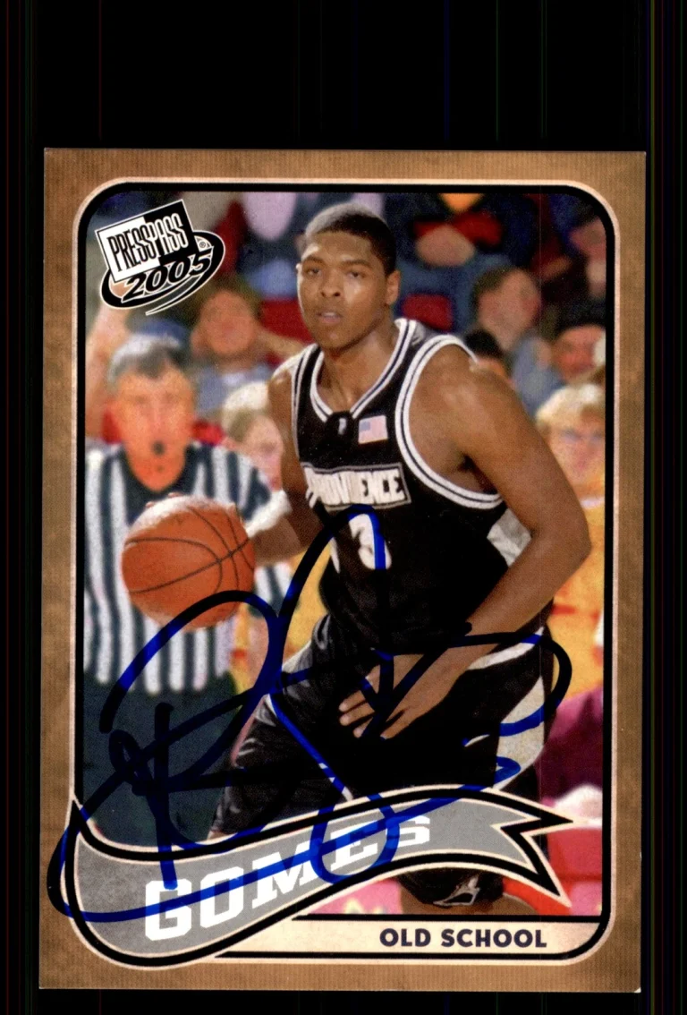 Signed Basketball Card Auto Ryan Gomes 2005 Press Pass #OS7/25 Providence Friars